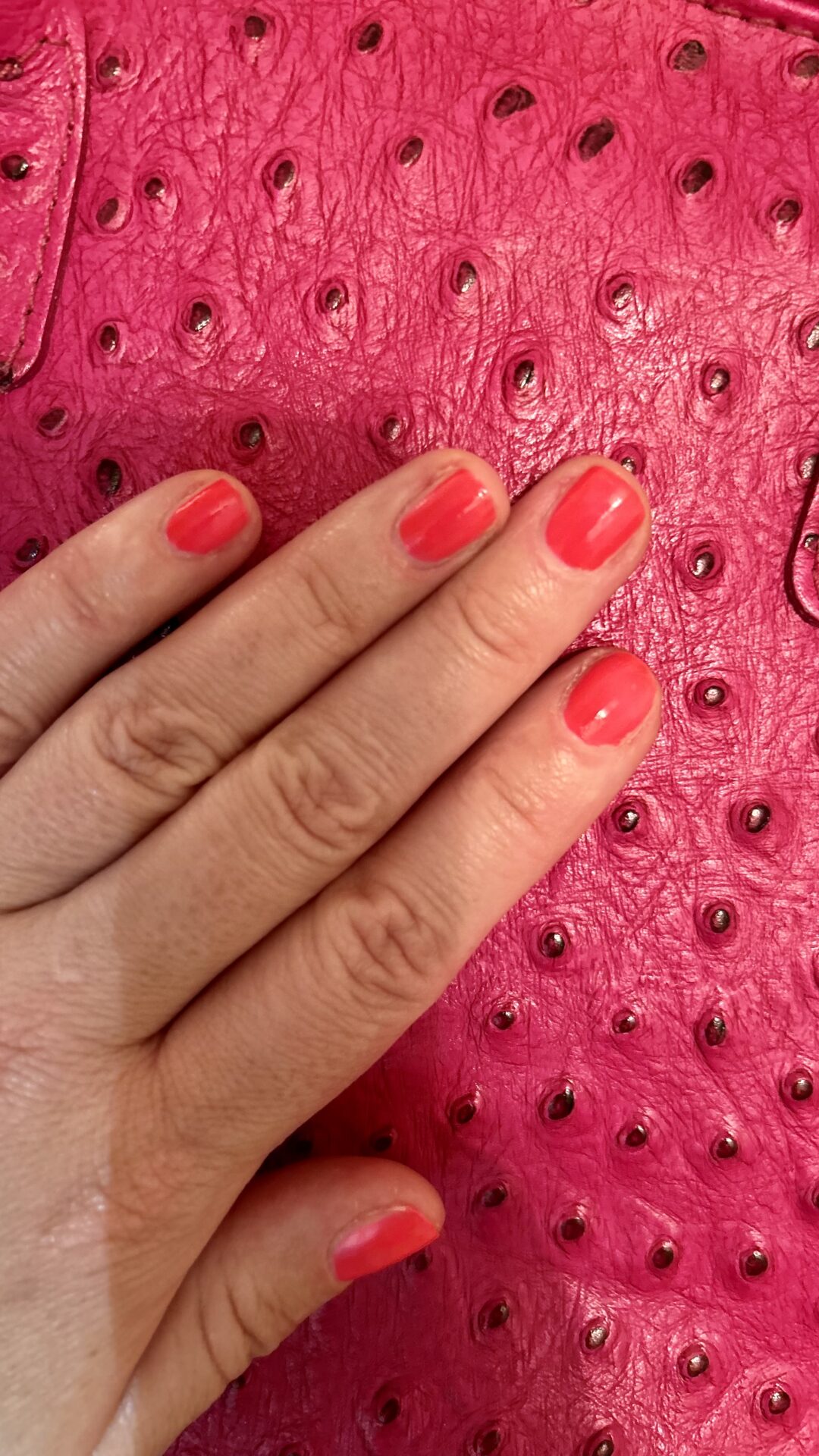 Pink nails