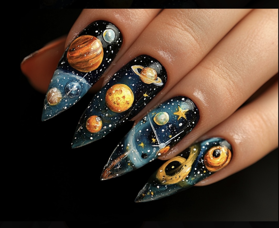 Cosmo Planets universe galaxy nails